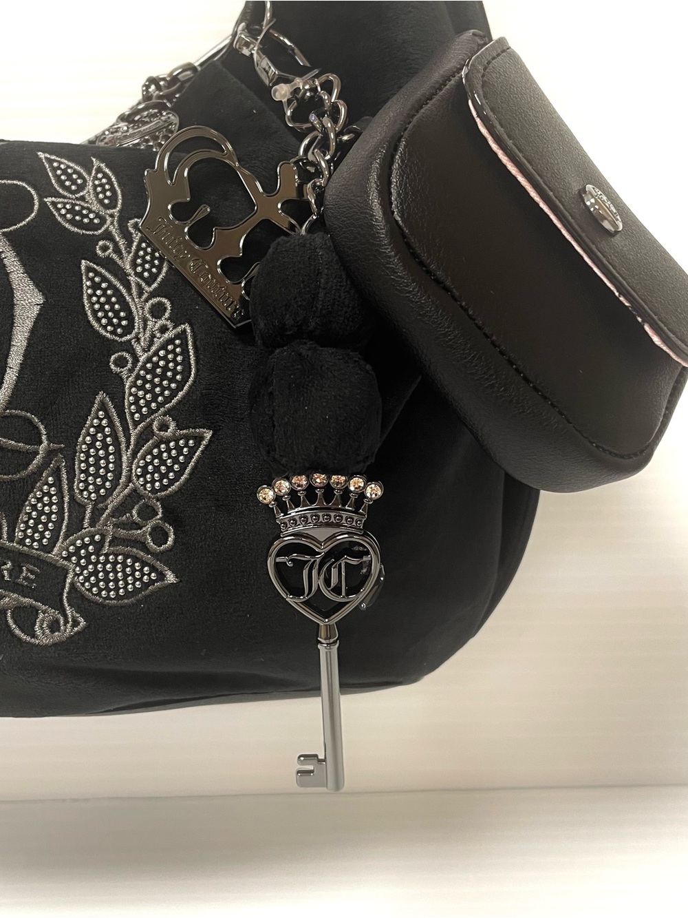 Juicy Couture Sparkle Royal Hobo Shoulder Bag - Picture 3 of 9